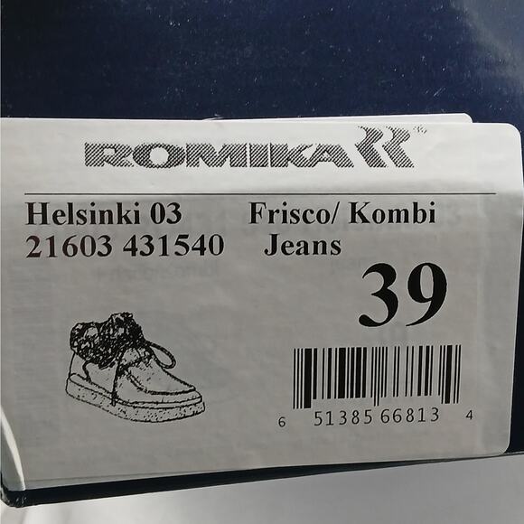 Josef Seibel Romika Helsinki 3 Frisco Jean Booties Shoes Women's 39(US 8.5) Boot - Picture 8 of 13